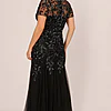 Beaded Mother of the Bride and Groom Dress in Black