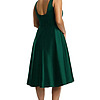 BATEAU NECK SATIN HIGH LOW COCKTAIL DRESS – HUNTER 2