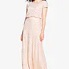 EVELYN ART DECO BEADED GOWN– BLUSH 1