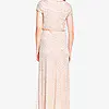 EVELYN ART DECO BEADED GOWN– BLUSH 2