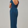 GLORIA CAP SLEEVE DRESS – DUSTY INDIGO 2