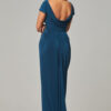 GLORIA CAP SLEEVE DRESS– TEAL 2