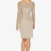 JOANNA FULL SLEEVE FLORAL SEQUIN DRESS– BISCOTTI 2