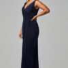 KALANI DRAPED JERSEY DRESS– DUSTY 3