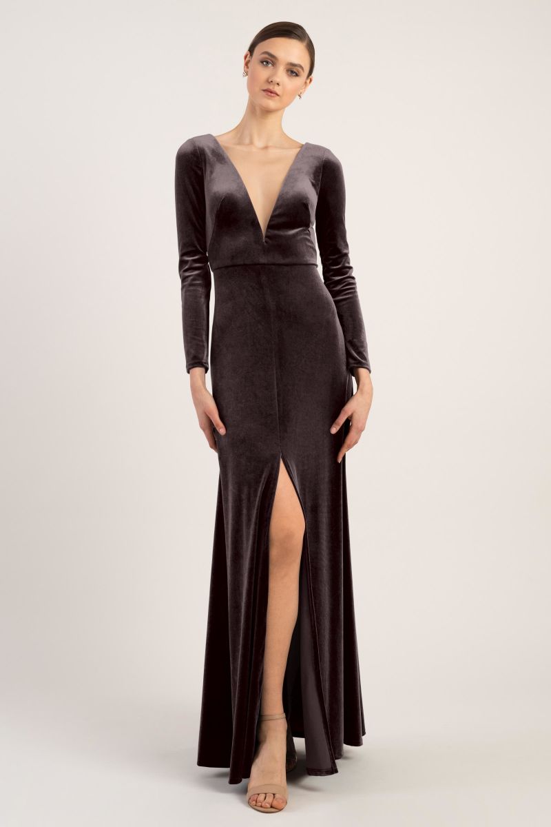 Malia Velvet Gown by Jenny Yoo 