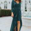 NANCY FULL SLEEVE DRESS – PINE GREEN 1