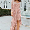 NANCY FULL SLEEVE DRESS– BLUSH PINK 1