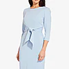 TIFFANY BOW SHEATH DRESS – BLUE MIST 1