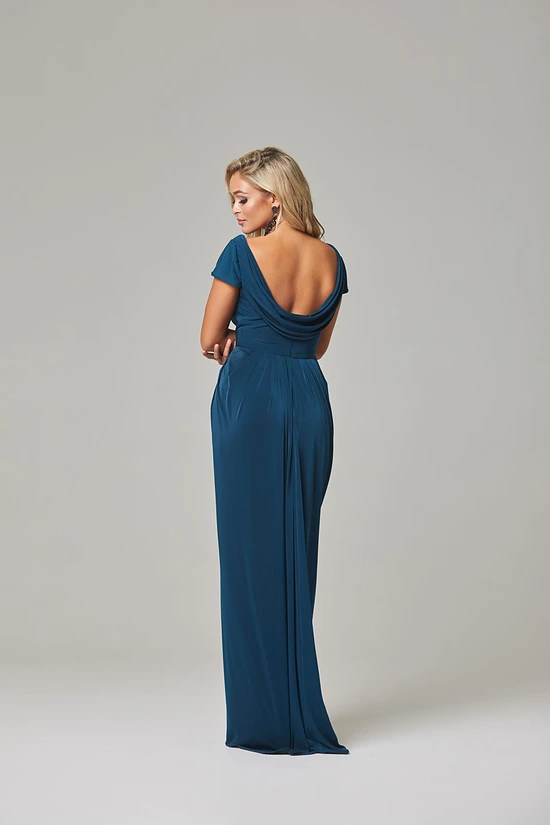 Gloria Cap Sleeve Dress by Tania Olsen - Teal