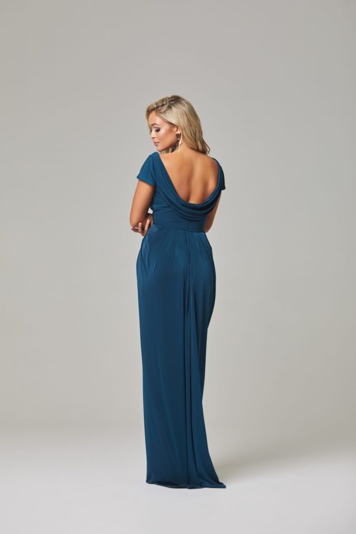 Gloria Cap Sleeve Dress by Tania Olsen - Teal