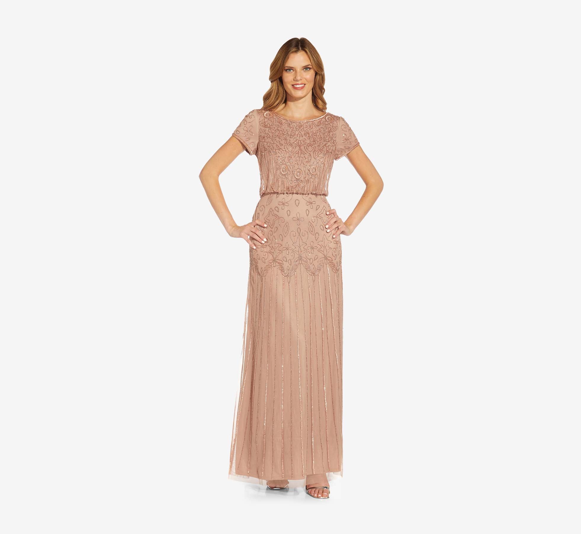 Corrieanne light pink midi Mother of the bride/groom dress s18