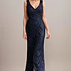 Navy Mother of the Bride Dress Australia