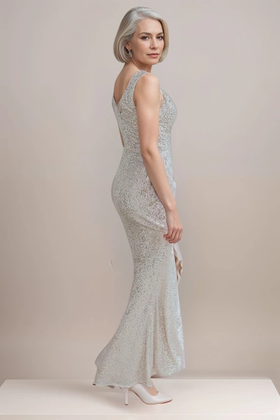 Silver Mother of the Bride Dress Australia