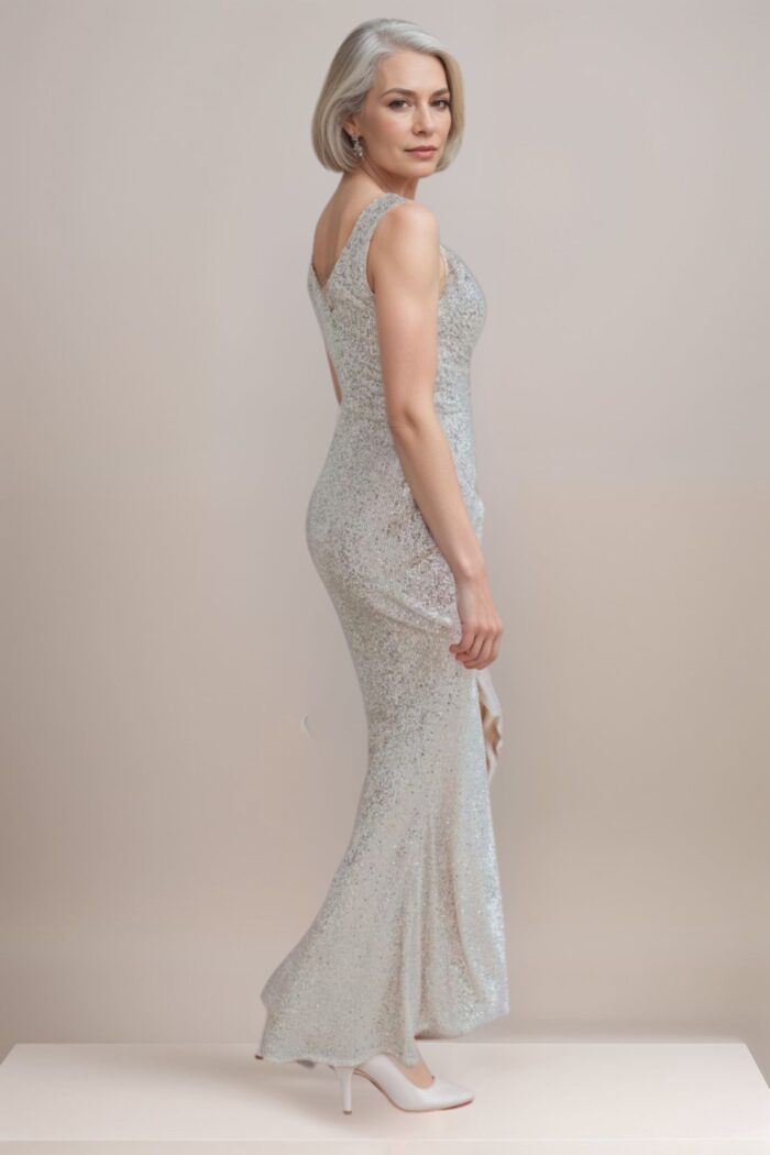 Silver Mother of the Bride Dress Australia