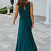 Novara Cowl Jersey Dress by Tania Olsen - Pine