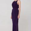 SANDRA HIGH NECK DRESS – PURPLE 2