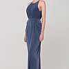 SANDRA HIGH NECK DRESS– DUSTY INDIGO 3