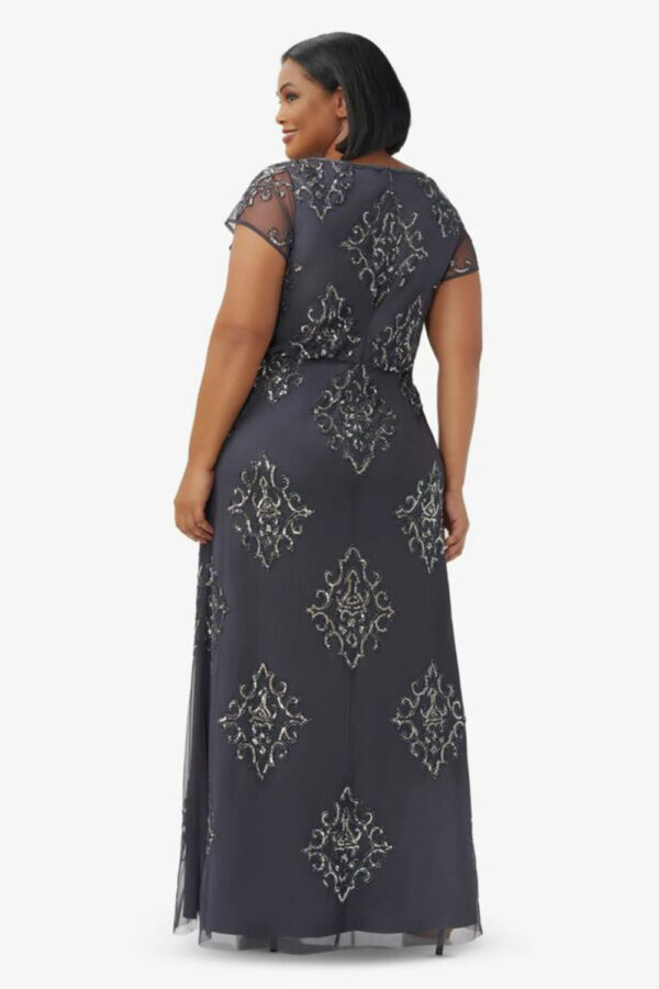 MADELYN BEADED GOWN– GUNMETAL 2 MADELYN BEADED GOWN– GUNMETAL 2