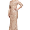 ROXY SEQUIN GOWN IN GOLD 1