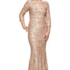 ROXY SEQUIN GOWN IN GOLD 2