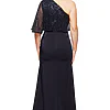 COLLEEN ONE SHOULDER GOWN IN NAVY 3