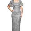 GEORGIA BEADED GOWN IN CHARCOAL 1