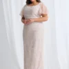 Georgia Beaded Dress Refined Sparkle with Elegant Movement in Champagne Mother of the Bride Dress