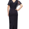 JOYCE PENCIL GOWN IN NAVY 3