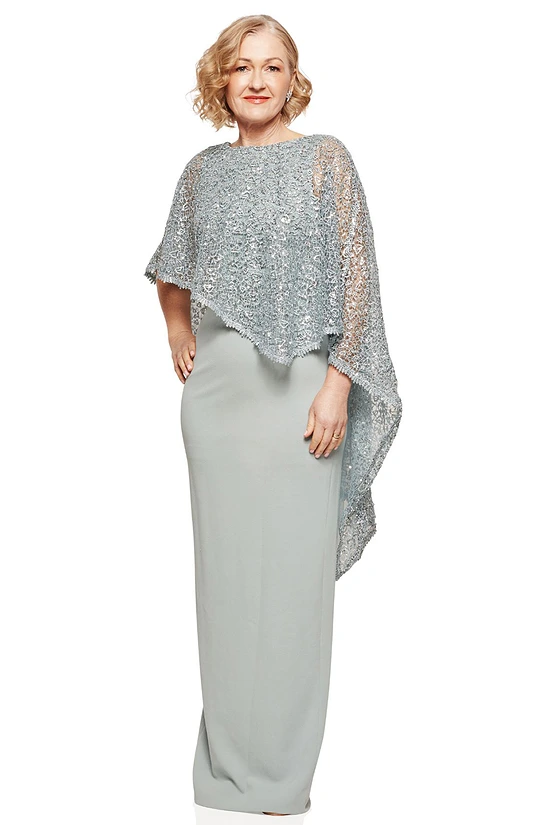 JUNE SEQUIN OVERLAY GOWN IN SEAMIST GREEN 1