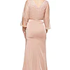 LOIS LONG SLEEVE BEADED GOWN IN BLUSH 3
