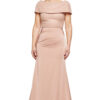 VERONICA OFF THE SHOULDER BEADED GOWN IN BLUSH 1