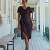 Yolanda Sequin Cocktail Gown by Tania Olsen - Plum