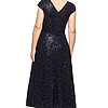 MACKENZIE SEQUIN GOWN IN NAVY BLUE