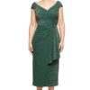 CONNIE MIDI GOWN IN EMERALD