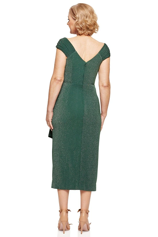 CONNIE MIDI GOWN IN EMERALD