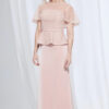 Francesca Beaded Dress Delicate Detail in Blush Mother of the Groom Dress