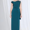 Jannie Dress Timeless Elegance with a Modern Edge in Teal Mother of the Bride Dress