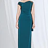 Jannie Dress Timeless Elegance with a Modern Edge in Teal Mother of the Bride Dress