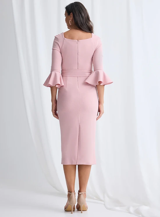 Nancy Midi Blush back view