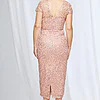 Vena Midi Sequined Lace in Pink Mother of the Groom Dress