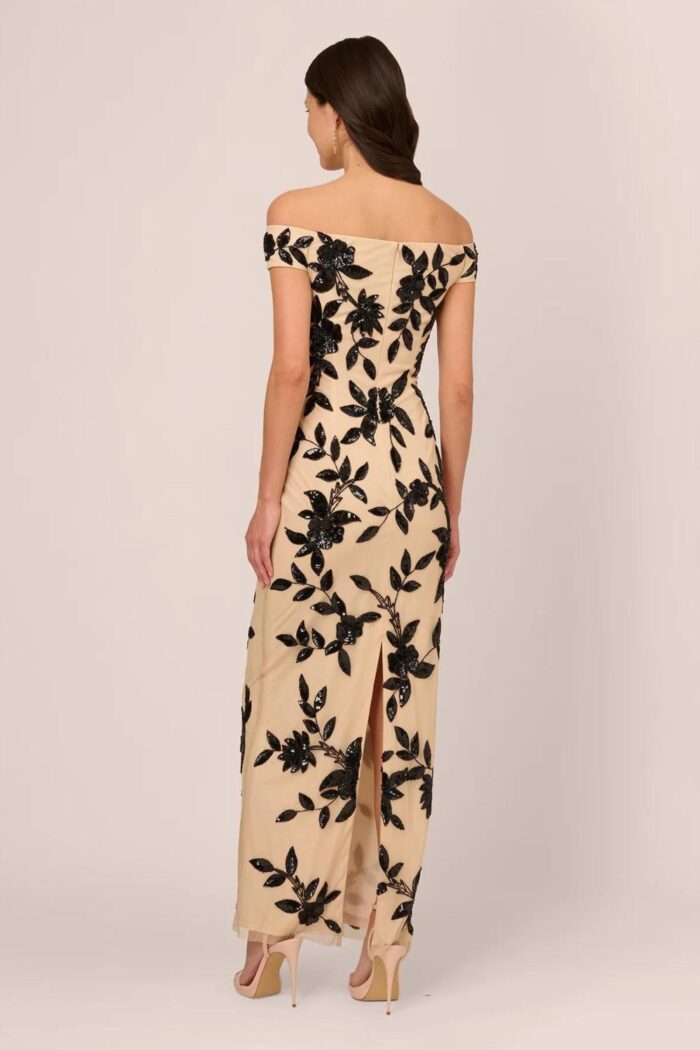 Black Beaded Nude Mother of the Bride Groom Dresses Australia