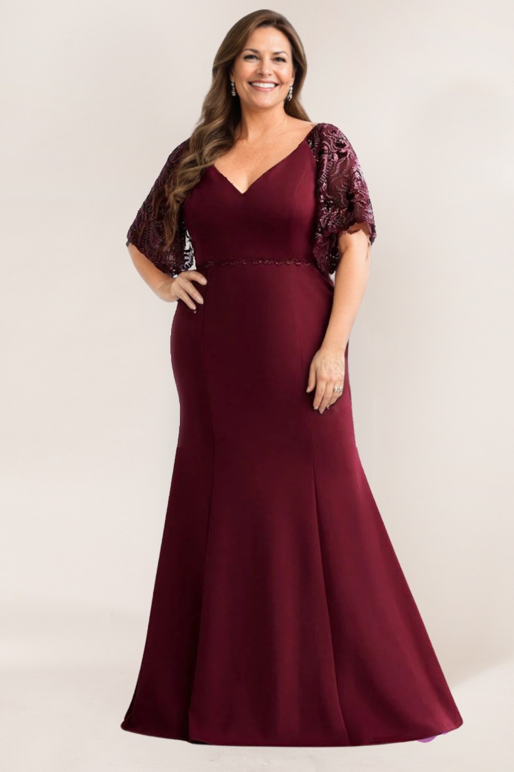 Esme sleeveless mother of bride/groom dress