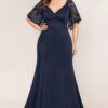 Navy Mother of the Bride dress