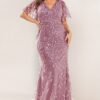 Dusty Pink Mother of the Bride dress