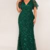 Emerald Green Mother of the Bride dress