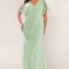 Sage Mother of the Bride dress