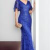 Sapphire Blue Mother of the Bride dress