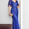 Sapphire Blue Mother of the Bride dress