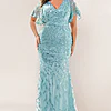 Sea Glass Mother of the Bride dress