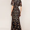 Black and Gold Mother of the Groom dress